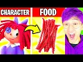 AMAZING DIGITAL CIRCUS And Their Favorite FOODS All Characters Biggest FEARS