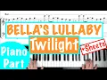 Download Lagu How to play BELLA'S LULLABY - Twilight Piano Tutorial with Sheet