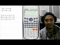 005 - Solving System of Linear Equations Casio fx-570ES Calculator