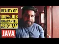 Reality of 100 placement in java job guaranteed program in java NareshIT
