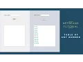 NetBeans tutorial table of any number