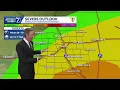 Thunderstorms for some areas Friday
