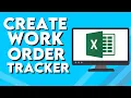 How To Create Work Order Tracker on Microsoft Excel