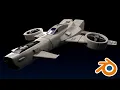 Creating a Spaceship in Blender Tutorial