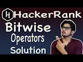 Bitwise operators hackerrank solution What is bitwise Operator Hackerrank Bitwise Operator Hindi