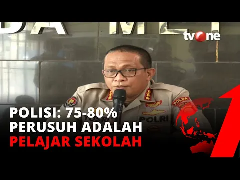 Soal Penangkapan Perusuh Demo UU Ciptaker, Polisi: 75-80% Pelajar Sekolah | tvOne