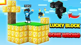 skyblock lucky block gone wrong funny malayalam minecarft 
