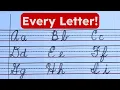 Ultimate Cursive Alphabet Review for Handwriting Practice with Sentences