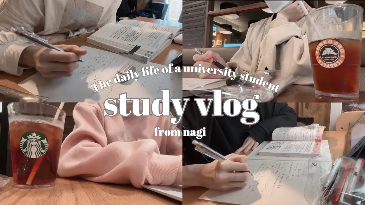 【study vlog】ご覧の通り、勉強しています