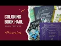 Amazing thrift store coloring book haul Re-coloring challenge