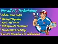 All AC Error Code list Mobile App For AC Technicians