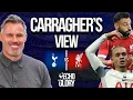 Lagu Jamie Carragher on Salah, Frank \u0026 Saturday 👀