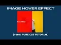 CSS Image Hover Effect Using HTML and CSS 100 CSS Tutorial