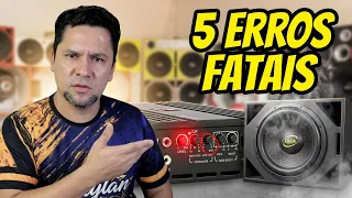 🛑5 ERROS na Regulagem do Som Automotivo que DESTROEM a Qualidade e Potência