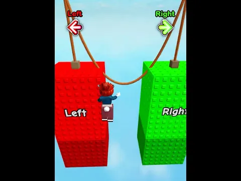 😂 roblox left right parkour trend