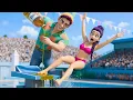 Download Lagu RESCUING RUMI FROM ABBY PLOT DURING THE SWIMMING COMPETITION - HUNTR/X “GOLDEN” KPOP Demon Hunters