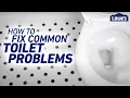 How To Fix Common Toilet Problems