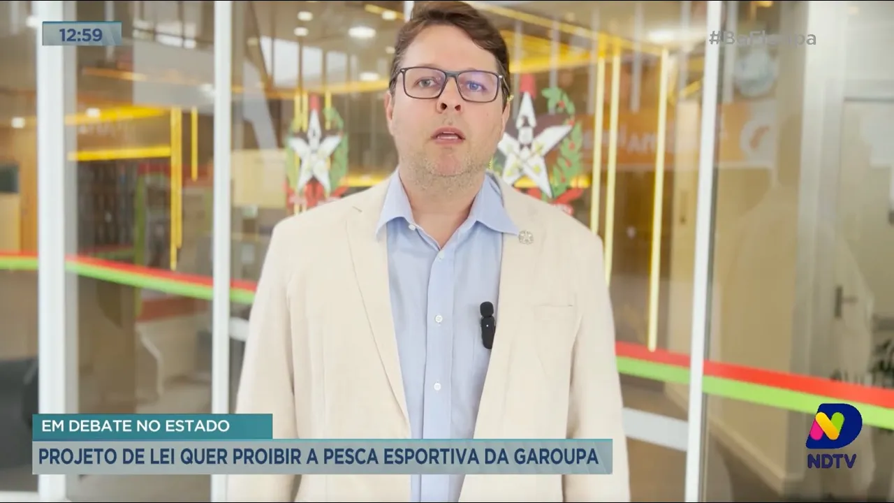 Projeto de lei que proíbe a pesca esportiva da Garoupa está em tramitação na Alesc