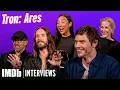 GRETA LEE EVAN PETERS Proudly Pushed Themselves to Their Limits in TRON ARES IMDb