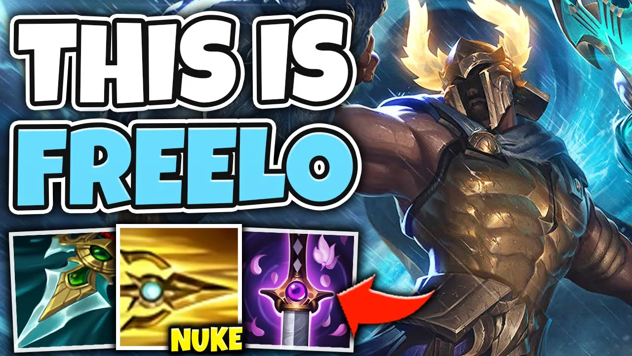 ONE SHOT PANTHEON MID HAS ZERO COUNTER PLAY! THIS IS LITERAL FREELO - League of Legends