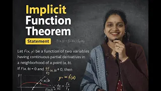Implicit Function Theorem Statement M Sc Year-I Real Analysis Maths
