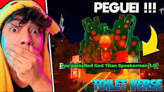 🍀 ATIVEI O 200% PARASITE  E PEGUEI O GOD TITAN SPEAKERMAN 3.0 !!! 💀🔥 [ Toilet Verser Tower Defense ]