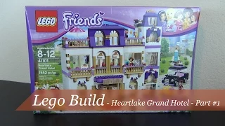 Lego Friends Heartlake Grand Hotel Build Part #1 - Set #41101