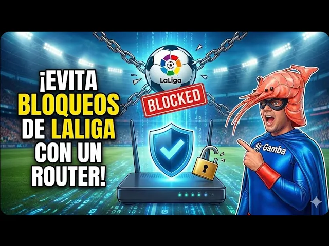 ⚽ ¿Cortes en el Fútbol? Configura la VPN en tu Router y evita Bloqueos