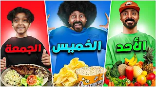 أيام الاسبوع تحدد مشترياتنا من السوبر ماركت لايفوتكم يوم الخميس كرشونه جاب العيد  أيام الاسبوع تحدد مشترياتنا من السوبر ماركت لايفوتكم يوم الخميس كرشونه جاب العيد