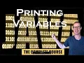 01 05 Printing Variables