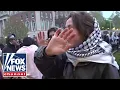 Anti-Israel protesters at Columbia University refuse to talk to Fox News