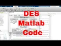 Data Encryption Standard Matlab Code DES Matlab Code