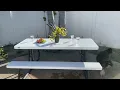 LIFETIME 6-Foot Folding Picnic Table Review Durable Outdoor Seating for Gatherings