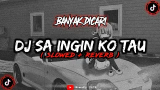 Download DJ Sa Ingin Ko Tau Slowed Reverb🎧 MP3