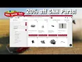 20 Off CNH Parts during the Spring Parts Sale with MyCNHStore