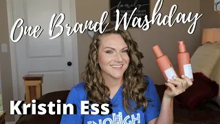 One Brand Wash Day Ft Kristen Ess 2A 2B 2C hair