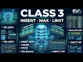 SQL Tutorial for Beginners Class 3 INSERT INTO VALUES MAX LIMIT Explained