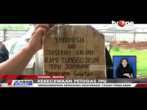 INDONESIA TERSERAH, Ini Kekecewaan Petugas TPU Tangsel Soal Corona di Tanah Air | tvOne