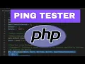 Build your own Ping Tester Ping and Output to file using PHP CLI Script Networking