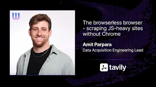 The browserless browser scraping JS-heavy sites without Chrome Amit Parpara Prague Crawl 2026