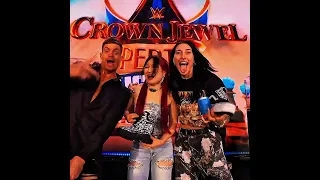 Iyo Sky Rhea Ripley Perth Australia Crown Jewel Kick Off Show Edit Viralvideo Wwe Short 