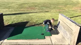 Brady Hitting Golfballs