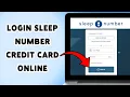 How To Login Sleep Number Credit Card Online 2025 Sign Your Account Manage Payments
