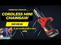 PRORUN PMCS120 Cordless Mini Chainsaw 20V Lithium-Ion Review by Alan Alford Sports Talk Show