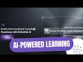 Bobolink Demo Build a Personalized AI Learning Path in Seconds