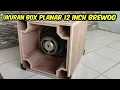12-inch Planar Speaker Box Size, Brewog Version, for Legacy Subwoofer Speakers