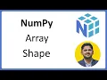 9 NumPy Array Shape Complete Python NumPy Tutorial for Data Science Amit Thinks