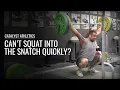 Fix a Slow Squat Under The Snatch Olympic Weightlifting