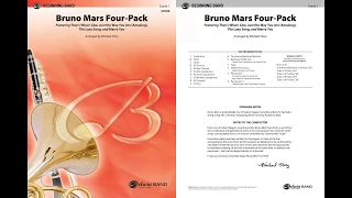 Download Bruno Mars Four-Pack, arr. Michael Story – Score \u0026 Sound MP3