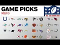 Week 15 Game Picks